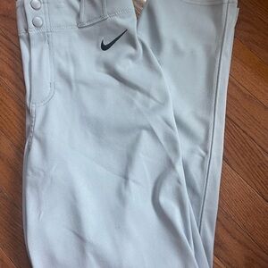 Nike Kids Light Gray baseball pants